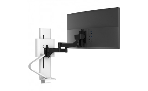 エルゴトロンジャパン（株）  45-630-216  エルゴトロン　ＴＲＡＣＥ　Ｍｏｎｉｔｏｒ　Ｍｏｕｎｔ、Ｂｒｉｇｈｔ　Ｗｈｉｔｅ　４５－６３０－２１６