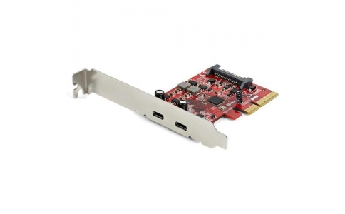 ＳＴＡＲＴＥＣＨ．ＣＯＭ社  PEXUSB312C3  スターテック　ＵＳＢ増設カード／ＰＣＩｅ　３．０　－　２ｘ　ＵＳＢ－Ｃ／１０Ｇｂｐｓ／ＳＡＴＡ電源／ＵＡＳＰ