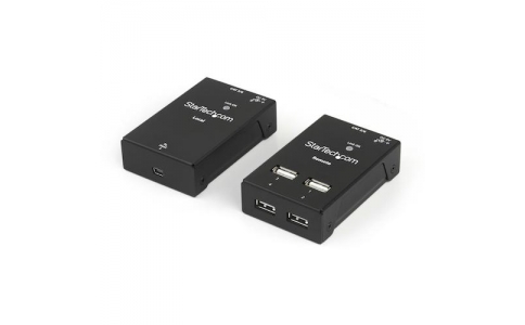 ＳＴＡＲＴＥＣＨ．ＣＯＭ社  USB2004EXTV  スターテック　ＵＳＢエクステンダー／４ポート／ＵＳＢ　２．０／４０ｍ（Ｃａｔ５）５０ｍ（Ｃａｔ６）／ＬＡＮケーブル使用／延長器
