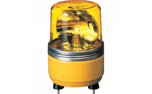 （株）パトライト  SKH-12EA（Y）  パトライト　ＳＫＨ－ＥＡ型　小型回転灯　Φ１００　色：黄　黄