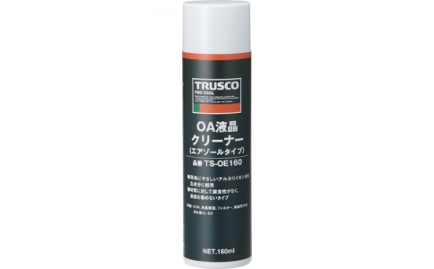 トラスコ中山（株）  TS-OE160  ＴＲＵＳＣＯ　ＯＡ液晶クリ－ナー１６０ｍｌ