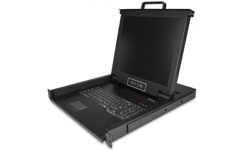 ＳＴＡＲＴＥＣＨ．ＣＯＭ社  RKCONS1701  スターテック　ＫＶＭコンソール／１ポート／１Ｕ／ＶＧＡ／１７インチＬＣＤ／１２８０ｘ１０２４