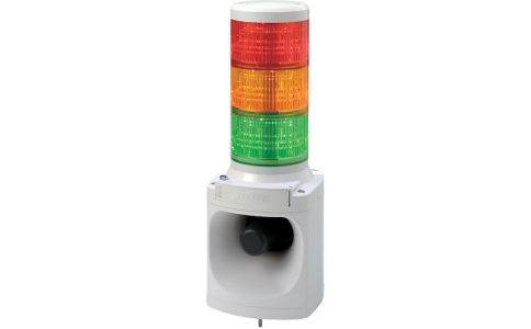 （株）パトライト  LKEH-310FV-RGB  パトライト　ＬＥＤ積層信号灯付きＭＰ３音声合成報知器