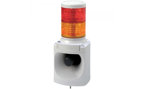 （株）パトライト  LKEH-210FE-GY  パトライト　ＬＥＤ積層信号灯付き電子音報知器