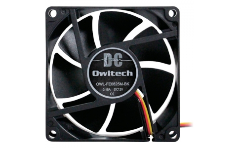 （株）オウルテック  OWL-FE0825M-BK  オウルテック　オウルテックオリジナルケース用ファン８ｃｍ２５ｍｍ厚