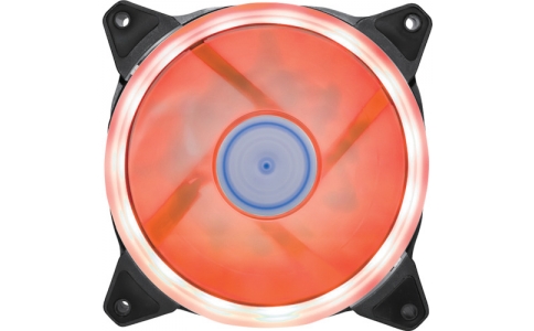 （株）オウルテック  OWL-FE1225LLC-RE  オウルテック　ＬＥＤリング付ケース用ＦＡＮ１２ｃｍ２５ｍｍ厚　レッド