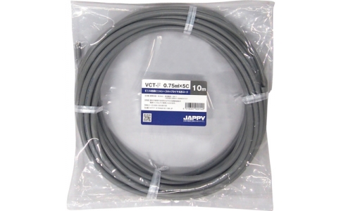 因幡電機産業（株）  VCT-F  0.75SQX 5C 10M JP  ＪＡＰＰＹ　キャブタイヤ丸形コード