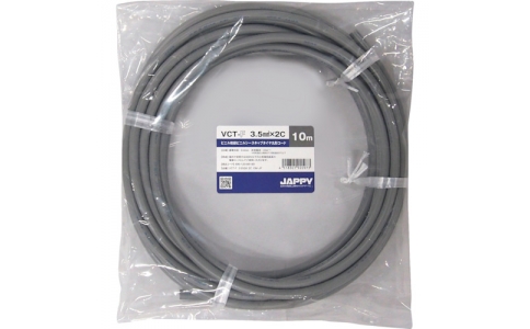 因幡電機産業（株）  VCT-F  3.5SQX 2C 20M JP  ＪＡＰＰＹ　キャブタイヤ丸形コード