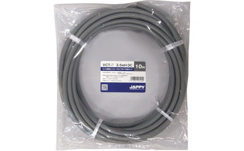 因幡電機産業（株）  VCT-F  3.5SQX 3C 20M JP  ＪＡＰＰＹ　キャブタイヤ丸形コード