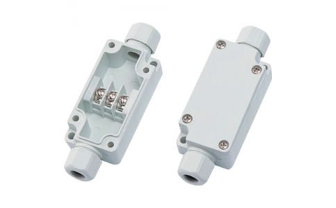 （株）タカチ電機工業  TMC-3PG-TR  タカチ　ケーブルグランド付端子ボックス（ＪＡＮ付き）　Ｗ６５×Ｈ３３×Ｄ２４　ライトグレー