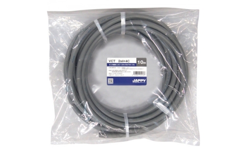 因幡電機産業（株）  VCT   2SQX 4C 10M JP  ＪＡＰＰＹ　キャブタイヤケーブル