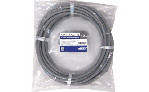 因幡電機産業（株）  VCT-F  0.5SQX10C 20M JP  ＪＡＰＰＹ　キャブタイヤ丸形コード