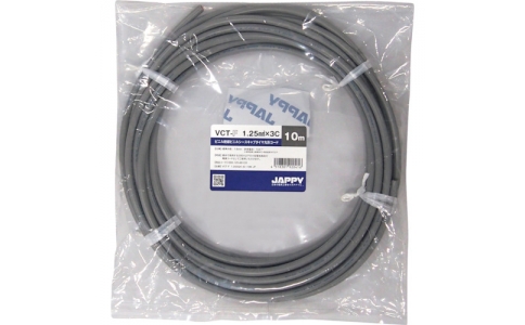 因幡電機産業（株）  VCT-F  1.25SQX 3C 20M JP  ＪＡＰＰＹ　キャブタイヤ丸形コード