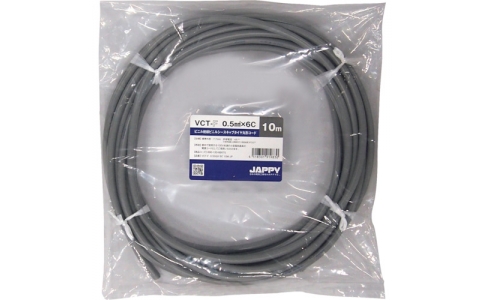 因幡電機産業（株）  VCT-F  0.5SQX 6C 50M JP  ＪＡＰＰＹ　キャブタイヤ丸形コード