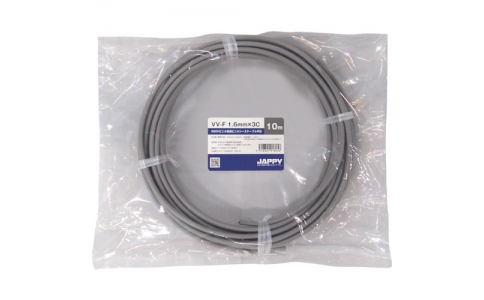 因幡電機産業（株）  VV-F 1.6MMX3C 30M JP  ＪＡＰＰＹ　Ｖ絶縁Ｖシースケーブル