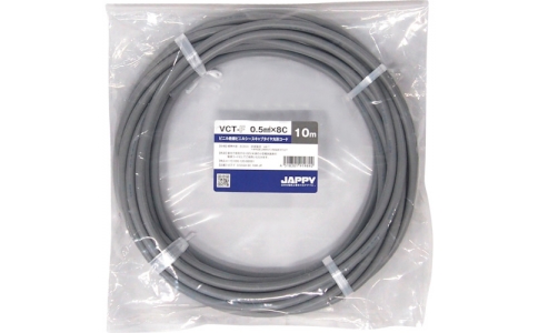 因幡電機産業（株）  VCT-F  0.5SQX 8C 10M JP  ＪＡＰＰＹ　キャブタイヤ丸形コード