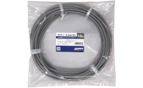 因幡電機産業（株）  VCT-F  0.5SQX 5C 50M JP  ＪＡＰＰＹ　キャブタイヤ丸形コード