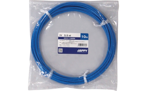 因幡電機産業（株）  IV   8 SQ RED 50M JP  ＪＡＰＰＹ　ビニル絶縁電線