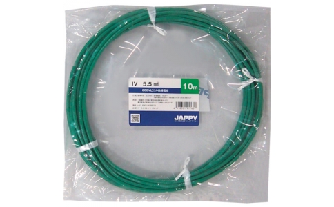 因幡電機産業（株）  IV   5.5 SQ GR 20M JP  ＪＡＰＰＹ　ビニル絶縁電線