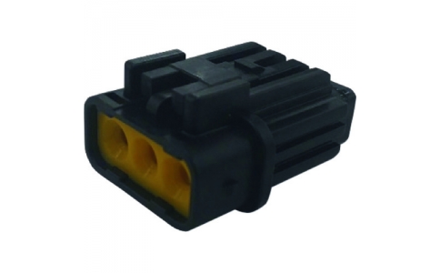 ミネベアコネクト（株）  CJ01A6-03B0-01  住鉱テック　防水コネクタ　Ｆ端子用ハウジング（５００個入）