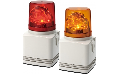 （株）パトライト  RFV-220F-R  パトライト　シグナルボイス　ＬＥＤ回転灯付ＭＰ３音声合成報知器