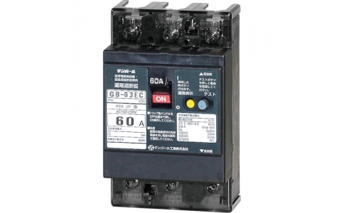 テンパール工業（株）  63EC6030  テンパール　テンパール工業　ＧＢ－６３ＥＣ　６０Ａ　３０ＭＡ　Ｅシリーズ（経済タイプ）漏電遮断器　ＯＣ付