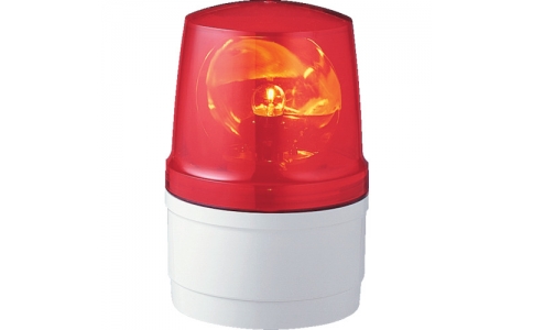 シュナイダーエレクトリックホールディングス（株）  ASGB-100R  シュナイダー　アローシリーズ　赤　φ１１０　電球回転灯＋ブザー　１００Ｖ