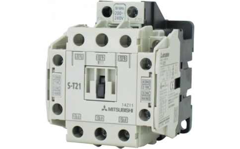 三菱電機（株）  S-T21AC100V  三菱電機　電磁接触器　Ｓ－Ｔシリーズ（非可逆品）　フレームＴ２１