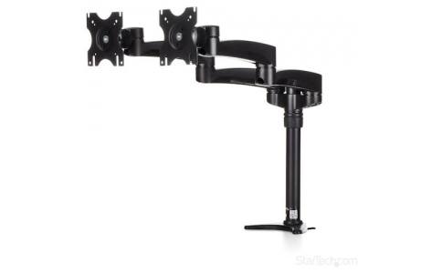 ＳＴＡＲＴＥＣＨ．ＣＯＭ社  ARMDUAL  スターテック　モニターアーム／左右２画面／１２－２４インチ／多関節／スチール＆プラ