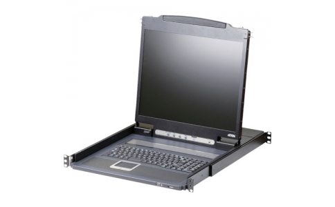 ＡＴＥＮジャパン（株）  CL3000NJJL  ＡＴＥＮ　コンソールドロワー　１９インチＬＣＤ／ロングレール／ＬＥＤバックライト省エネ軽量モデル