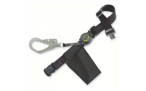 藤井電工（株）  SRN-OT599K-BLK-BP  ツヨロン　ＳＲリトラ安全帯　黒色　ワンタッチバックル付　回転フック付