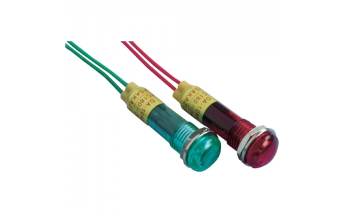 （株）坂詰製作所  DA-10ML-AC200V-G  サカズメ　超高輝度ＬＥＤ表示灯（ＡＣ２００Ｖ用電源にダイレクト接続）緑　φ１０