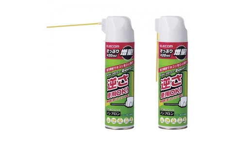 エレコム（株）  AD-2WAYBW  エレコム　エアダスター　ＥＣＯ　２ｗａｙ　大容量　２本入
