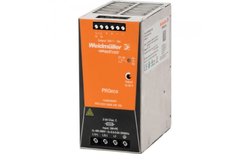 日本ワイドミュラー（株）  PRO ECO3 240W 24V 10A  ワイドミュラー　産業用三相スイッチング電源　ＰＲＯｅｃｏ３　２４∨　１０Ａ　　１４６９５４００００