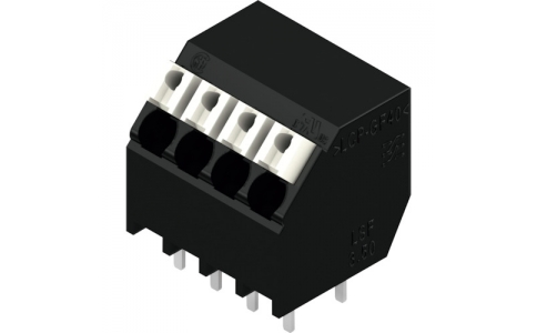 日本ワイドミュラー（株）  1885670000  ワイドミュラー　ＰＣＢ端子台（ＬＳＦ－ＳＭＴ）　ピッチ３．５０ｍｍ　４極　プッシュイン式　１３５度