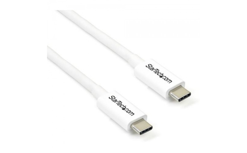 ＳＴＡＲＴＥＣＨ．ＣＯＭ社  TBLT3MM2MW  スターテック　Ｔｈｕｎｄｅｒｂｏｌｔ　３　ケーブル／２ｍ／ＵＳＢ－Ｃ，　ＤＰ互換／２０Ｇｂｐｓ／ホワイト