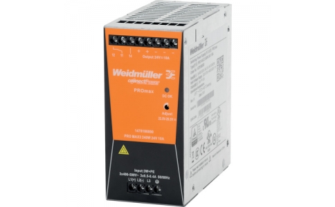 日本ワイドミュラー（株）  PRO MAX3 240W 24V 10A  ワイドミュラー　産業用三相スイッチング電源　ＰＲＯｍａｘ３　２４∨　１０Ａ　　１４７８１８００００
