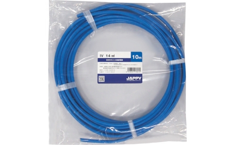 因幡電機産業（株）  IV  14 SQ BL 15M JP  ＪＡＰＰＹ　ビニル絶縁電線