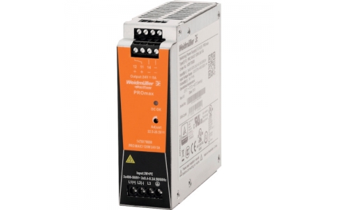 日本ワイドミュラー（株）  PRO MAX3 120W 24V 5A  ワイドミュラー　産業用三相スイッチング電源　ＰＲＯｍａｘ３　２４∨　５Ａ　　１４７８１７００００