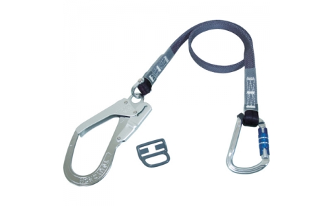 藤井電工（株）  TG-93-21KS-BP  ツヨロン　フルハーネス安全帯用ランヤード　径２１．５ｍｍ　長さ１７００ｍｍ