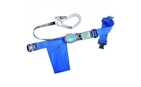 藤井電工（株）  TB-TRN-OT599-BL4-M-BP  ツヨロン　胴ベルト型墜落制止用器具　ツーウェイリトラ　ワンタッチ型　青　Ｍサイズ