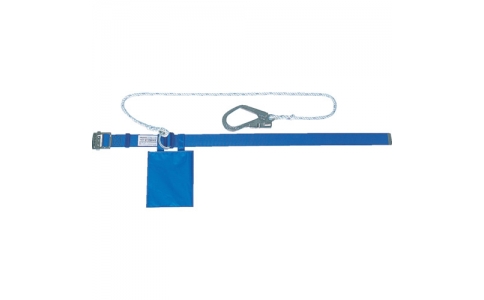 トラスコ中山（株）  TSB-99（B）  ＴＲＵＳＣＯ　ロープ式安全帯１本つり専用　幅５０ｍｍＸ長さ１１５０ｍｍ　青