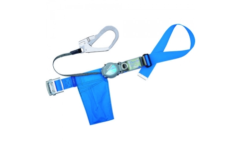 藤井電工（株）  TB-TRN-599-BL4-M-BP  ツヨロン　胴ベルト型墜落制止用器具　ツーウェイリトラ　青　Ｍサイズ