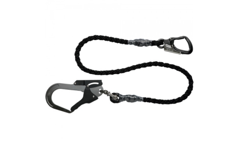 （株）基陽  LJA48D-15  ＫＨ　ランヤード黒龍タフアルミ自在１４八打１５００