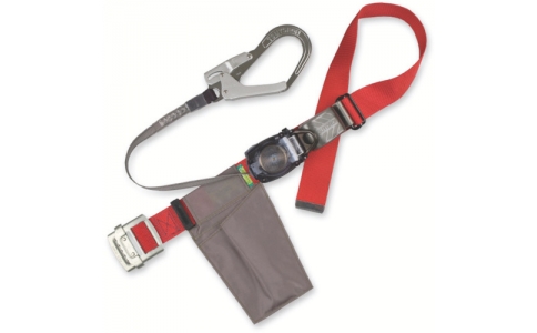 藤井電工（株）  RL-593-R-BP  ツヨロン　リトラ安全帯　赤色　軽量型