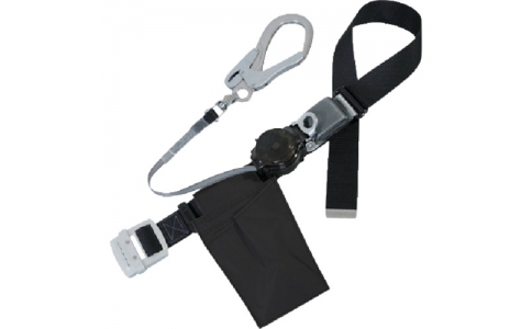 藤井電工（株）  TRL-90ALSV-BLK-BK-L-BP  ツヨロン　２ＷＡＹリトラ安全帯　黒色　Ｌ寸　軽量型　ブラック
