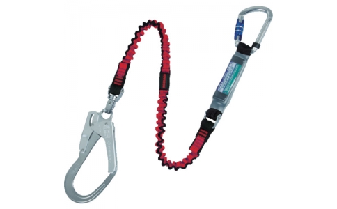 藤井電工（株）  T-NV93SV-21KS-RE-BP  ツヨロン　フルハーネス安全帯用ノビロンランヤード