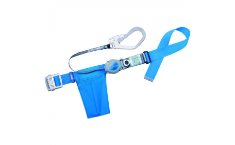 藤井電工（株）  TB-TRL-593-BL4-M-BP  ツヨロン　胴ベルト型墜落制止用器具　ツーウェイリトラ　軽量型　青　Ｍサイズ