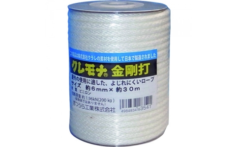 まつうら工業（株）  KMKG-630B  まつうら　クレモナ金剛打（１２打ち）　６ｍｍΦ×３０ｍ　ボビン巻
