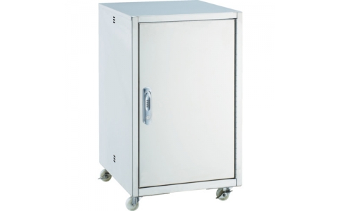 トラスコ中山（株）  SW-K-DL  ＴＲＵＳＣＯ　ＳＵＳ３０４　ダイヤルロック式薬品庫　４５０×５００×７５０